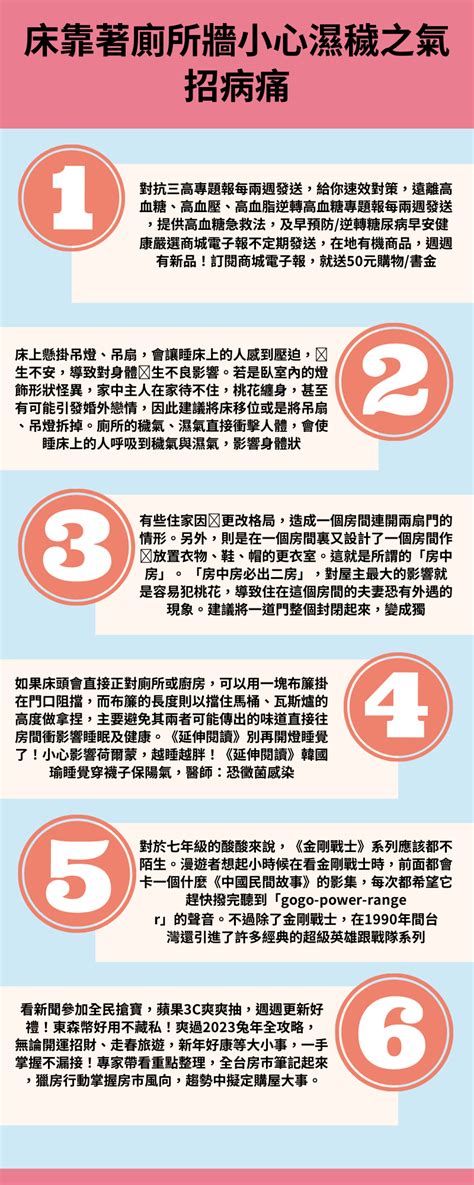 床頭 廁所|床靠著廁所牆，小心濕穢之氣招病痛！專家教2招開運術化解病氣